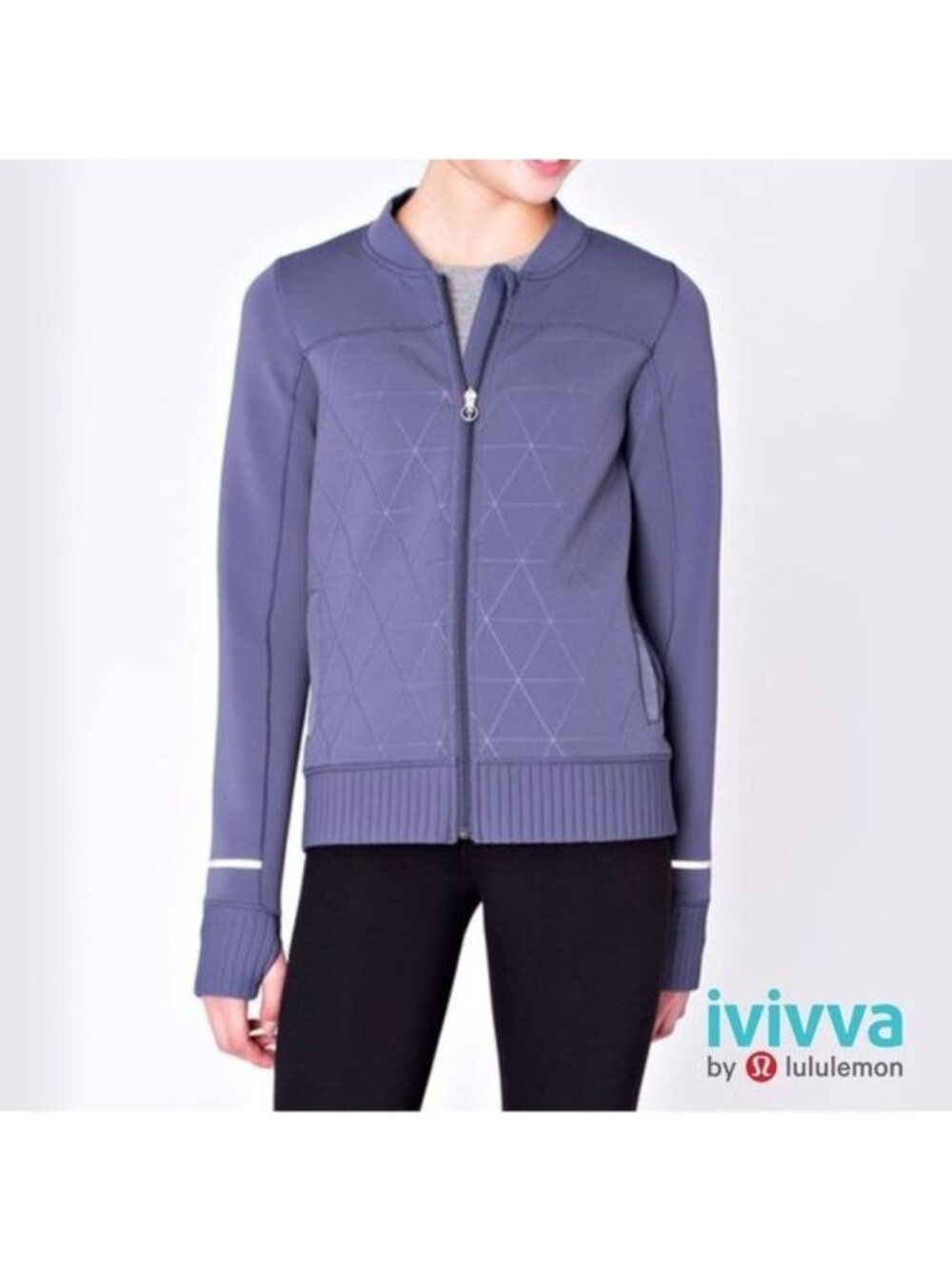 Ivivva Girls Greyvy OuterSpace Track Jacket, Size 14